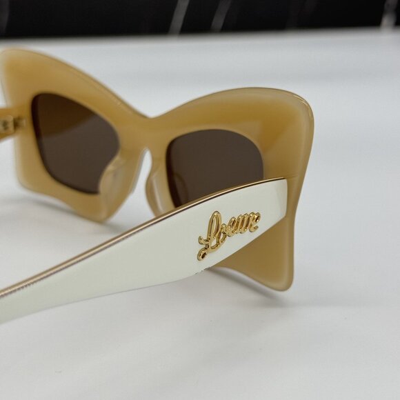 NEW LOEWE LW40140U 25E WOMEN SUNGLASSES BLACK CAT EYE LOEWE EYEWEAR - Picture 6 of 12